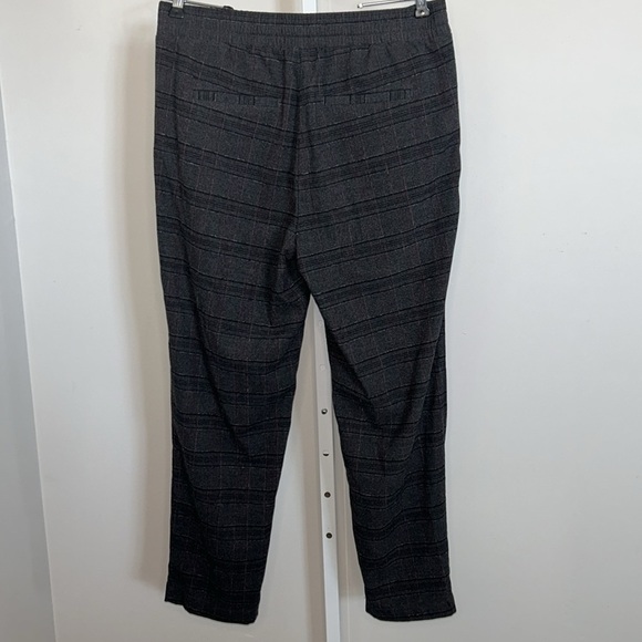 LOFT Grey Plaid Pants Size Medium - Picture 5 of 5